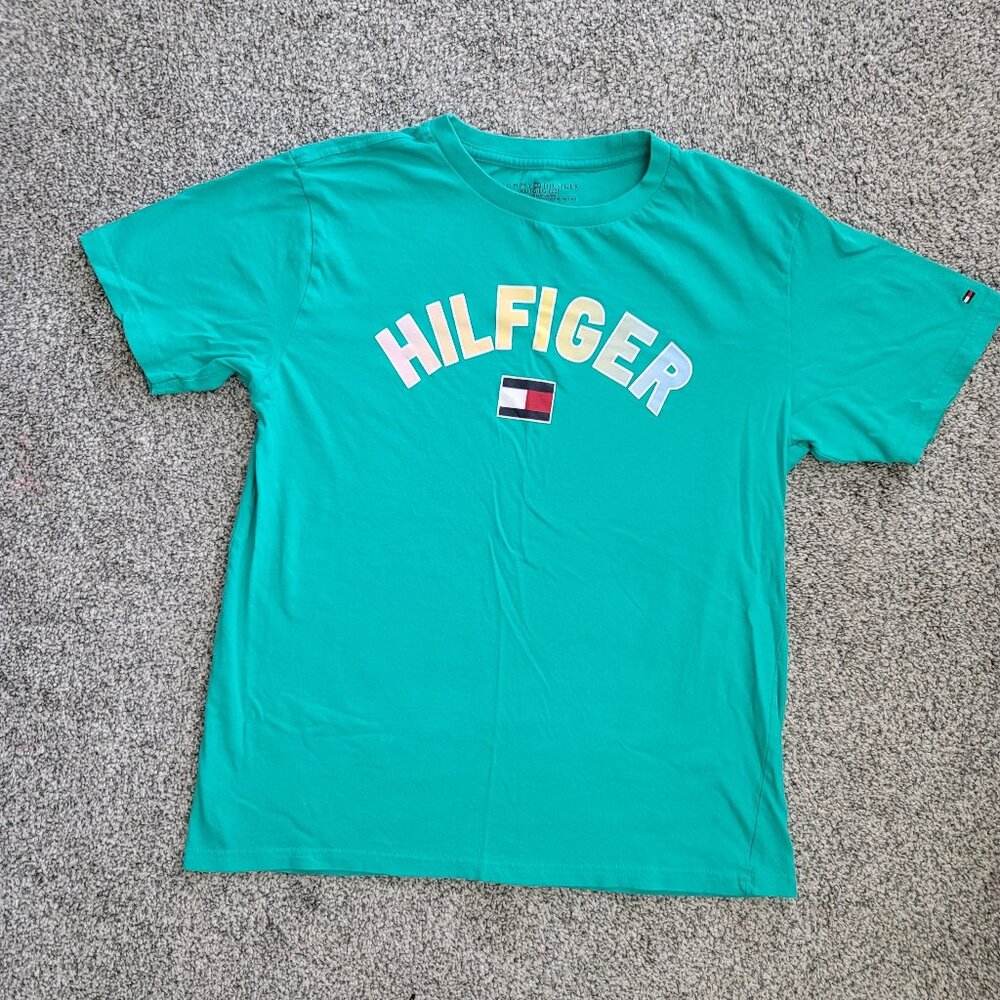 Tommy Hilfiger Teens/ Boys Green T Shirt XL/20